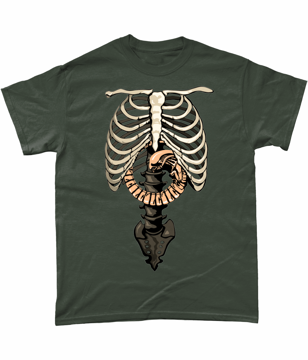Alien Chest Burster Gildan Heavy Cotton T-shirt S-5XL