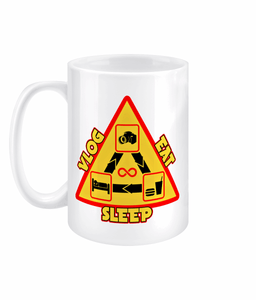 eat sleep vlog 15oz Mug - Novelt-ies