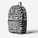 Load image into Gallery viewer, Send Nudes Retro Colorful Print Trendy Backpack - Novelt-ies

