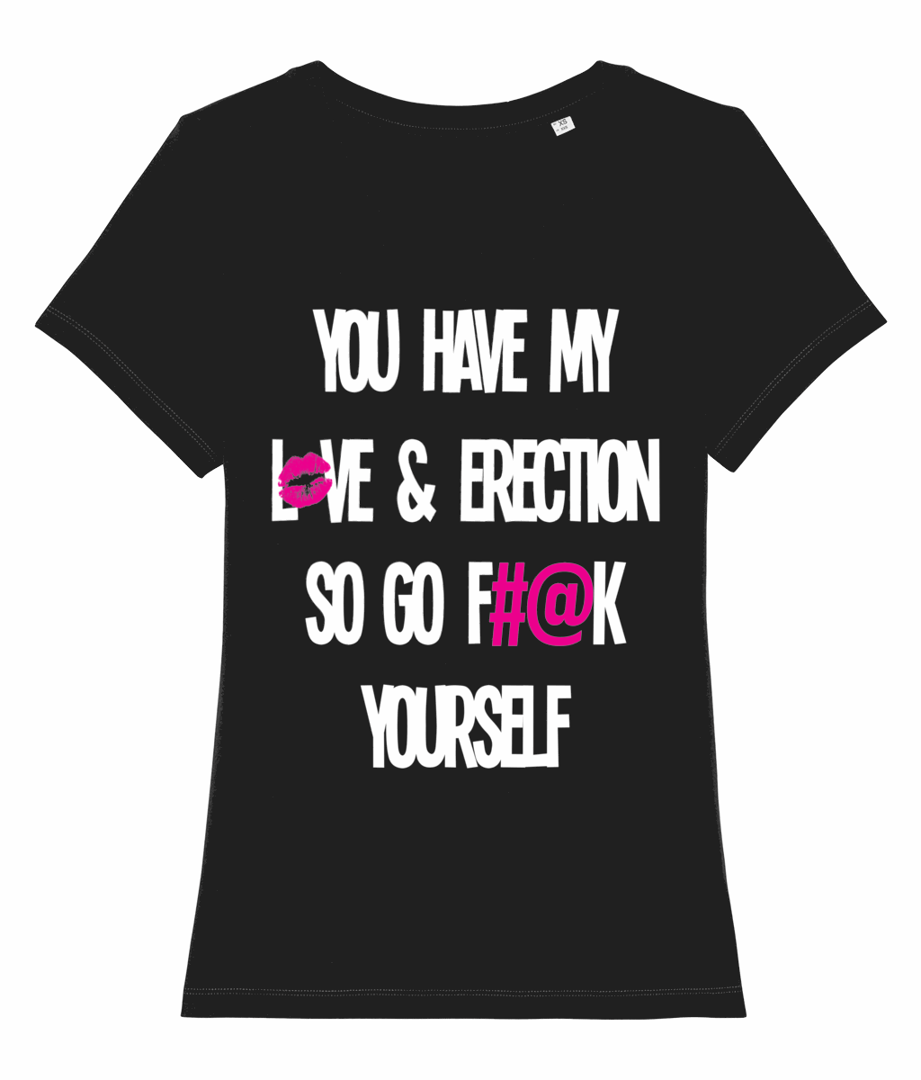 Miss Penny, LOVE, Woman's Fitted Tee - Novelt-ies