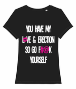 Load image into Gallery viewer, Miss Penny, LOVE, Woman&#39;s Fitted Tee - Novelt-ies
