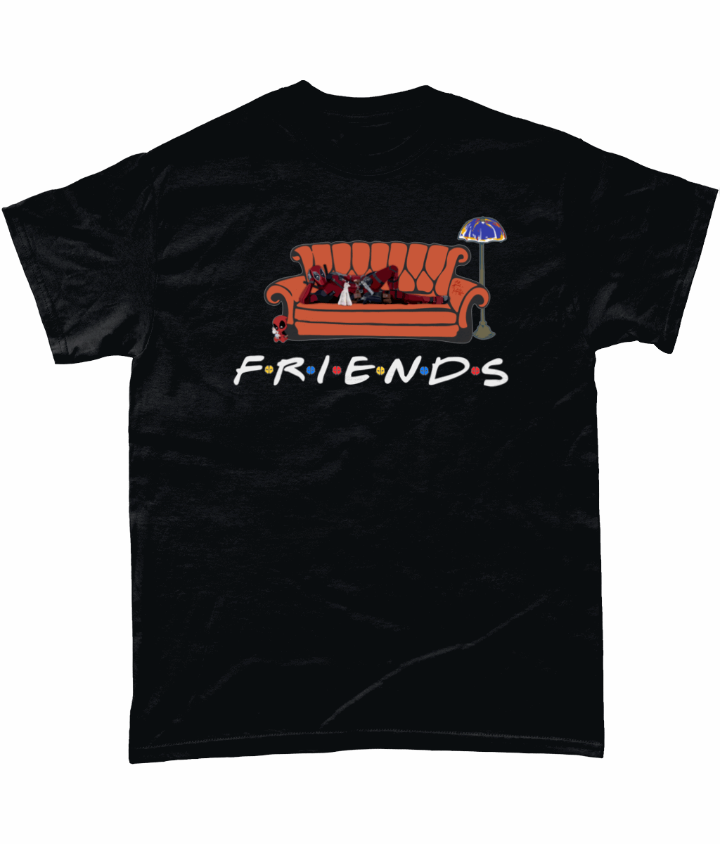 Deadpool Friends: Unisex Tee - Novelt-ies