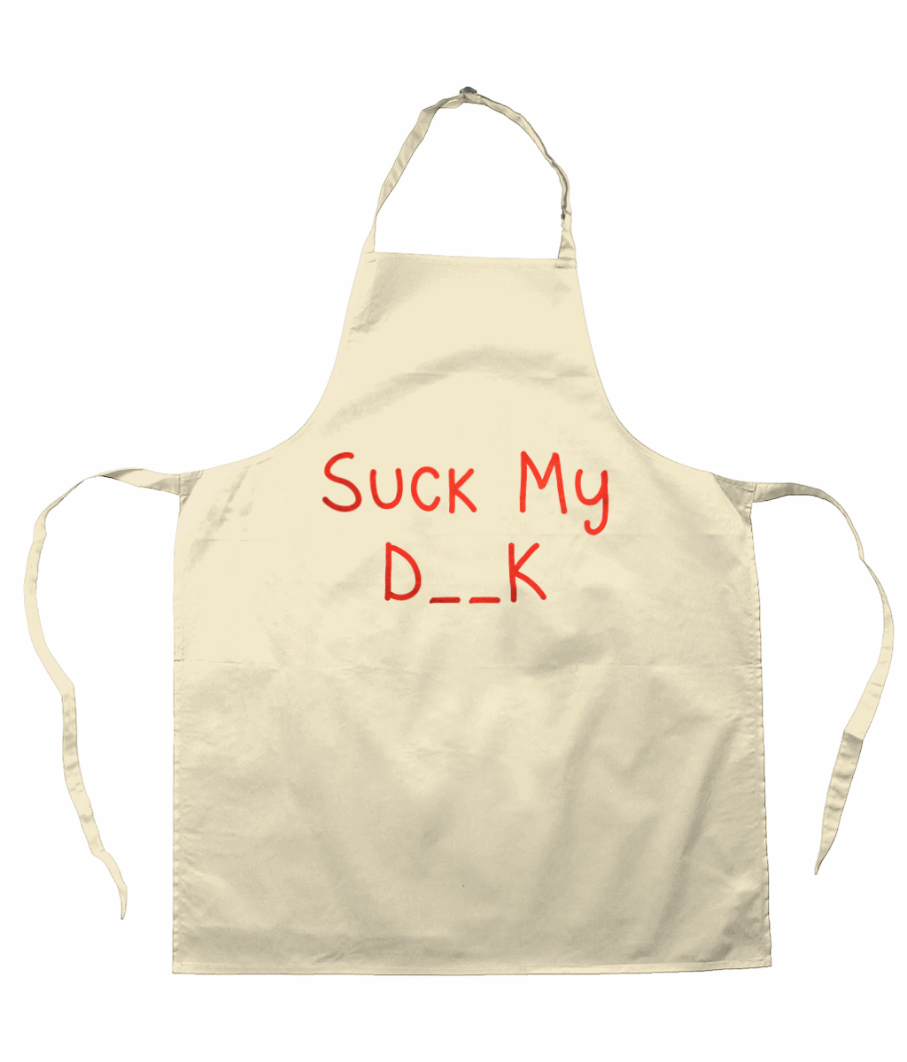 Rick & Morty  inspired, Suck my d_ _k Apron. - Novelt-ies