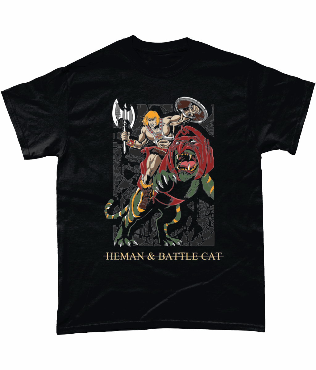 HeMan & Battle Cat: T-Shirt - Novelt-ies