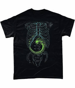 Alien Xray Heavy Cotton T-Shirt