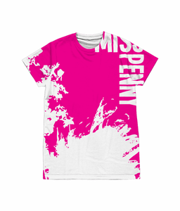 Miss Penny Unisex All-Over Sublimation  Abstract Tee - Novelt-ies