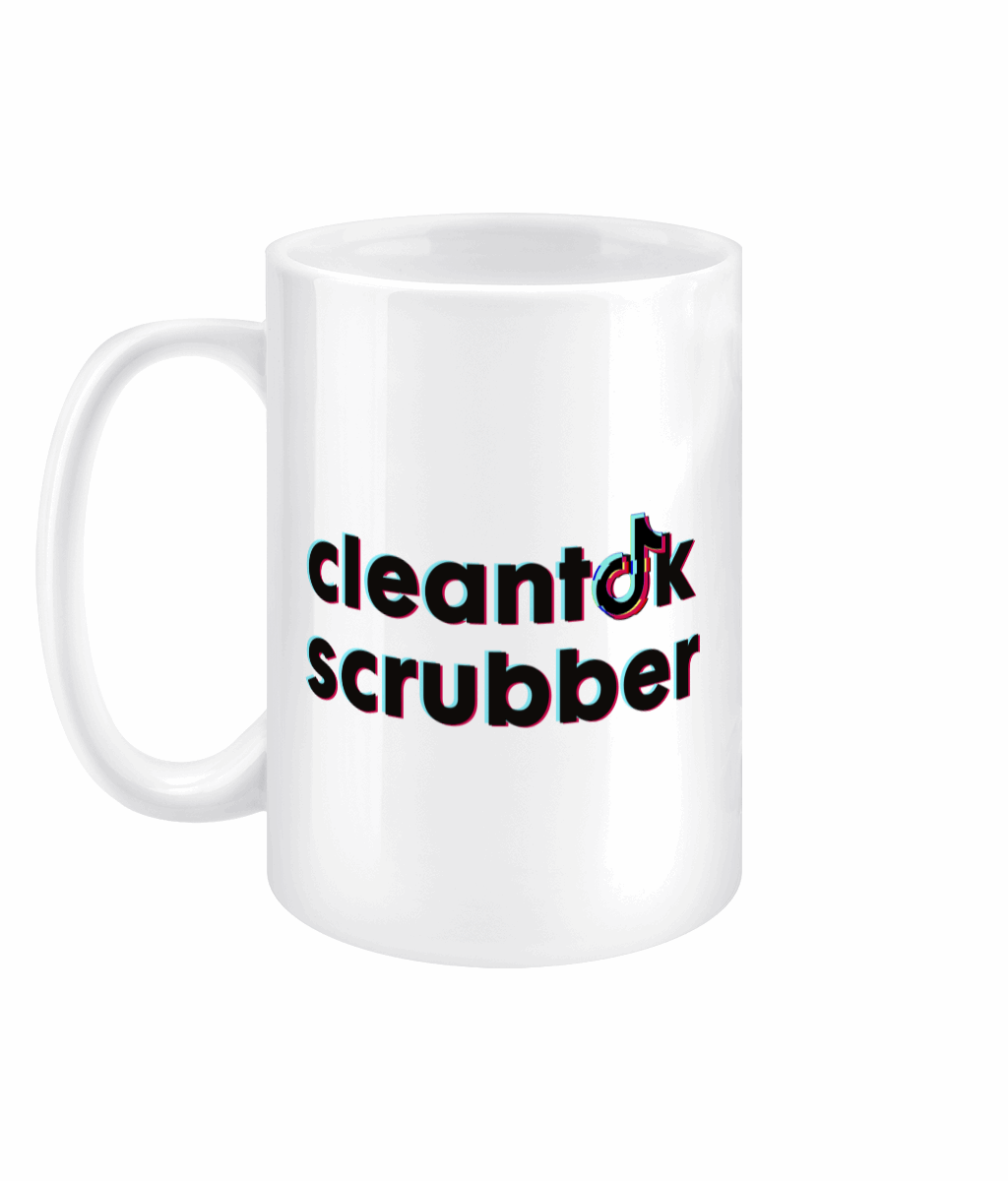 cleantok scrubber, 15oz Jumbo Ceramic Mug - Novelt-ies