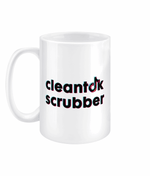 Load image into Gallery viewer, cleantok scrubber, 15oz Jumbo Ceramic Mug - Novelt-ies
