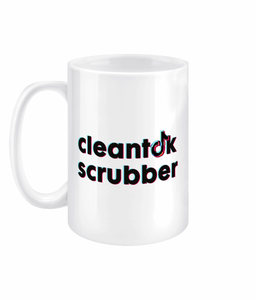 cleantok scrubber, 15oz Jumbo Ceramic Mug - Novelt-ies