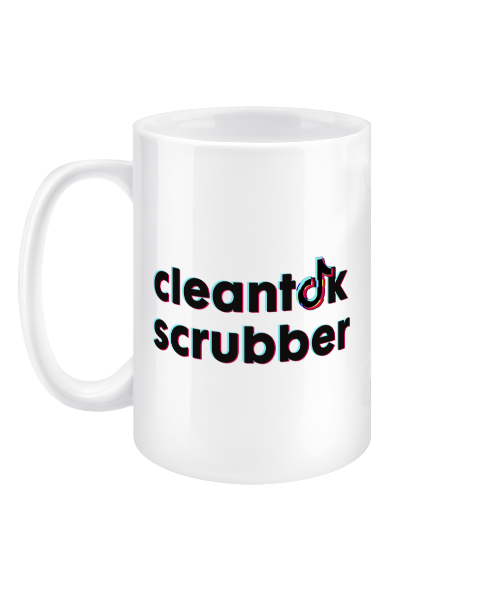 cleantok scrubber, 15oz Jumbo Ceramic Mug