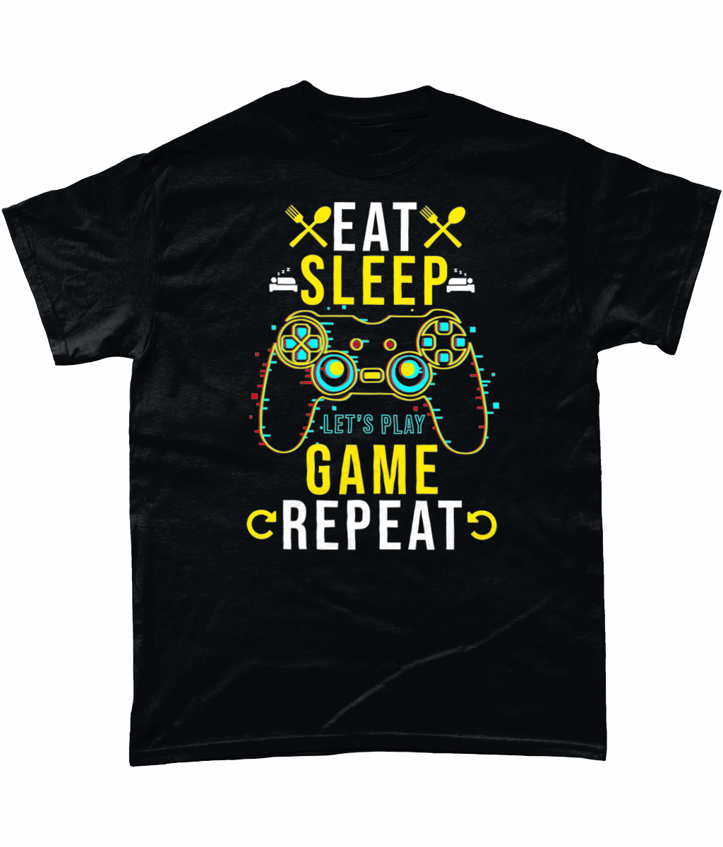 Eat Sleep Game: T-Shirt - Novelt-ies