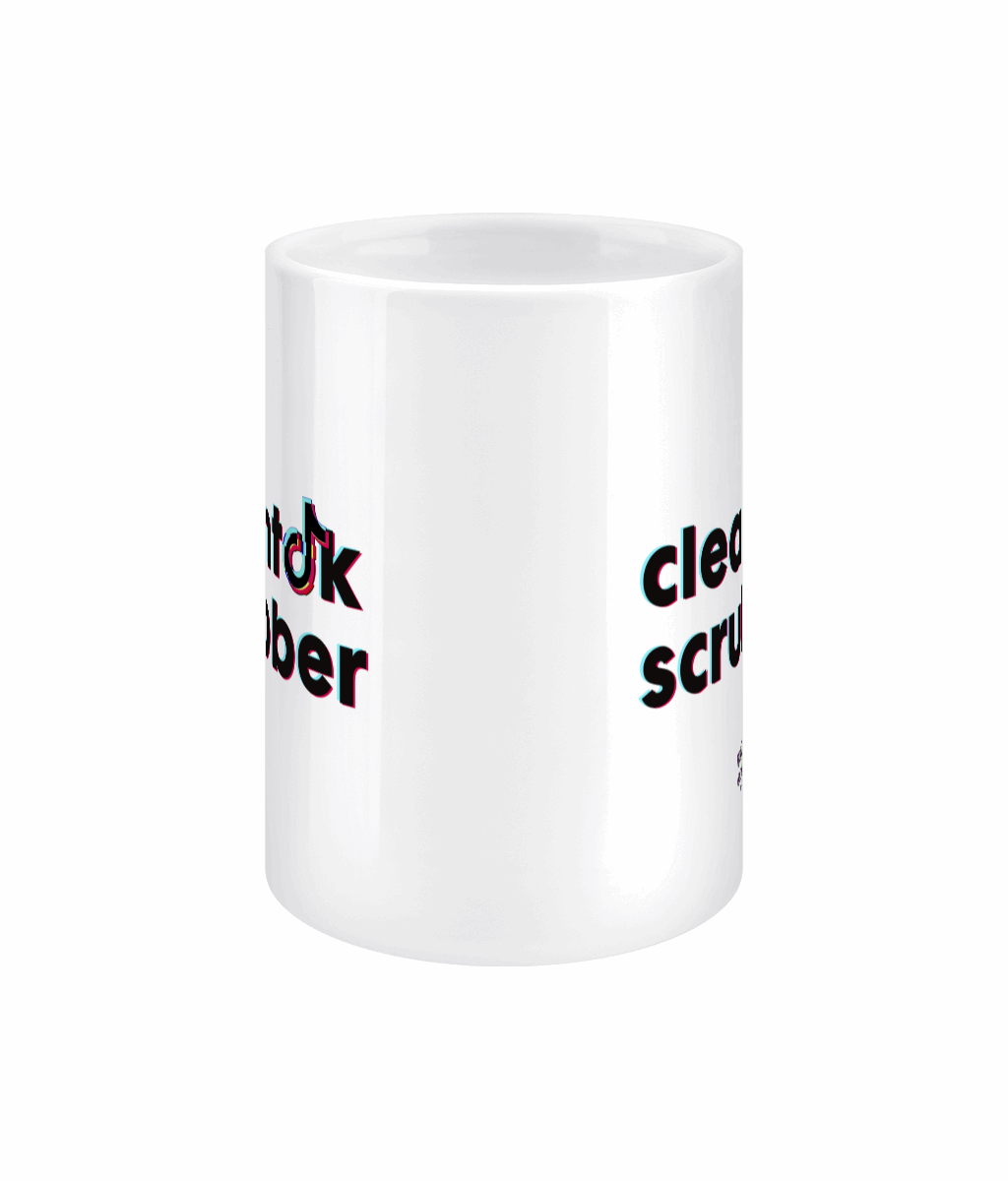 cleantok scrubber, 15oz Jumbo Ceramic Mug - Novelt-ies