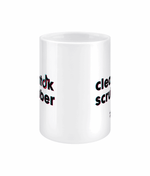 Load image into Gallery viewer, cleantok scrubber, 15oz Jumbo Ceramic Mug - Novelt-ies
