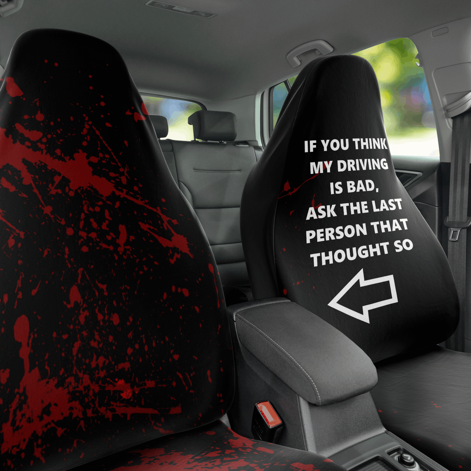 Bad Diving Novelty Car Seat Covers ( left) - Novelt-ies