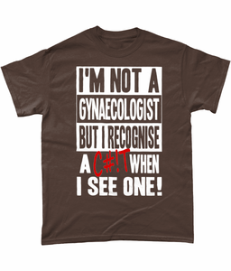 I'm Not A gynaecologist, unisex tee - Novelt-ies