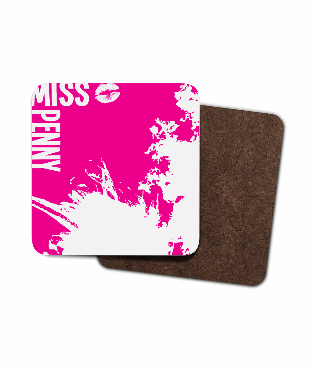 Miss Penny, Abstract  Single Hardboard Coaster - Novelt-ies