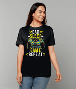 Load image into Gallery viewer, Eat Sleep Game: T-Shirt - Novelt-ies
