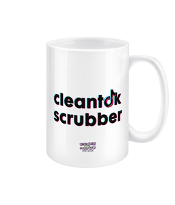 cleantok scrubber, 15oz Jumbo Ceramic Mug