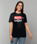 Load image into Gallery viewer, Marvel-ous Mom: Black T-Shirt - Novelt-ies
