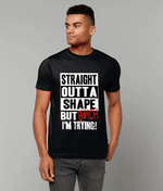 Load image into Gallery viewer, Straight Outta Shape: T-Shirt - Novelt-ies
