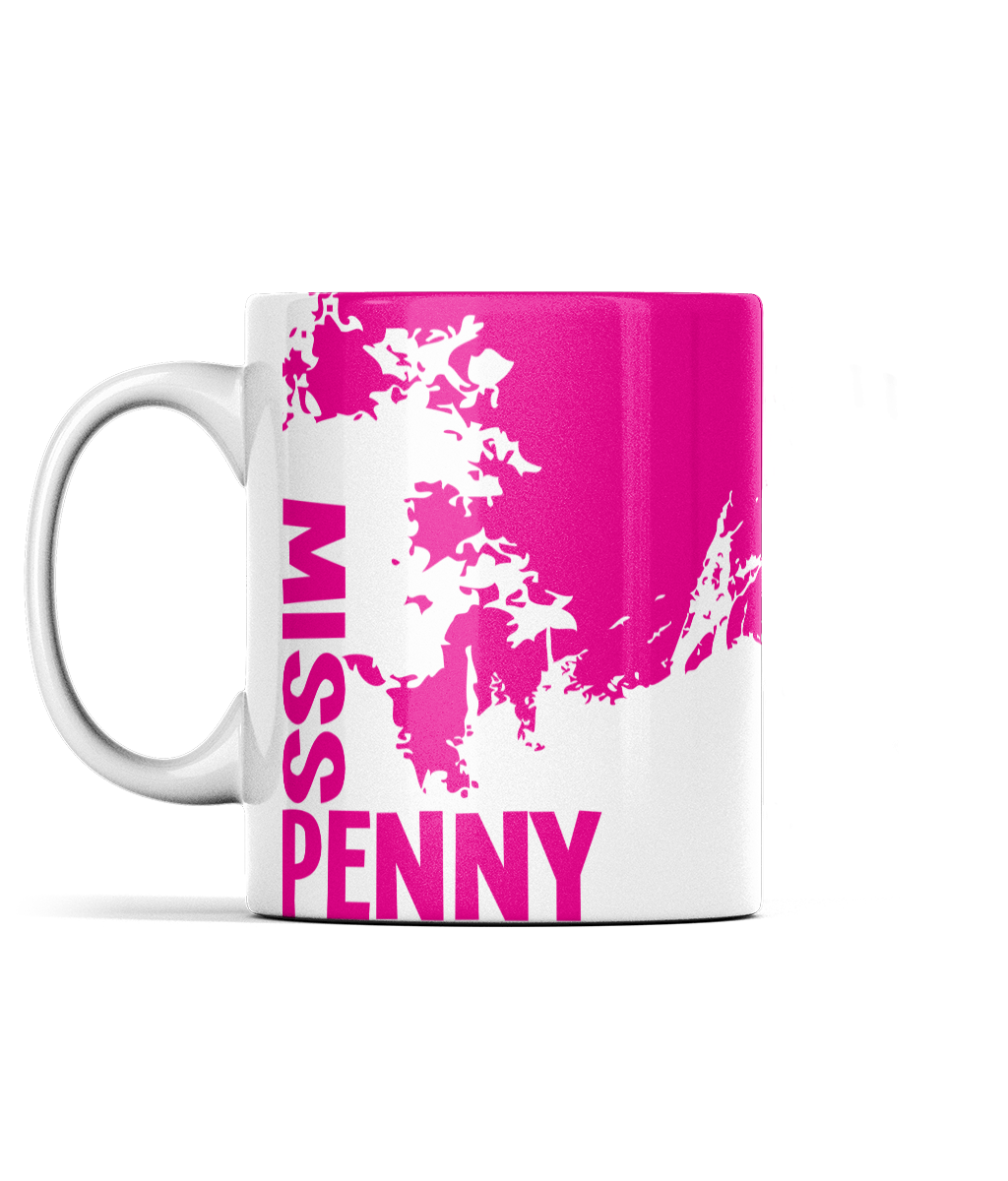 Miss Penny, abstract mug