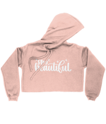 Load image into Gallery viewer, Dezires UK, Stay Beautiful: Ladies Cropped Hoodie
