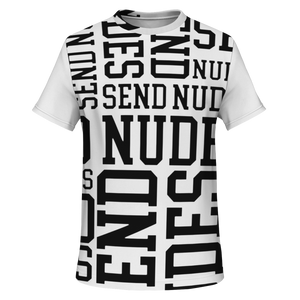 Send Nudes white PREMIUM t-shirt