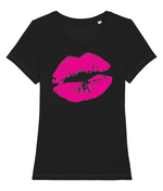 Load image into Gallery viewer, Miss Penny, Lips, Woman&#39;s fitted Tee
