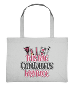 Load image into Gallery viewer, Dezires UK, This Bag Contains My Face: Shopping Bag
