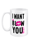 Load image into Gallery viewer, Miss Penny, Blow You A Kiss, Jumbo Ceramic Mug
