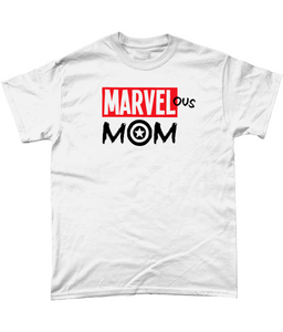 Marvel-ous Mom: White T-shirt