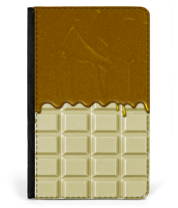 iPad 2/3/4 Faux Leather Flip Case White Chocolate-Caramel Sauce
