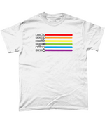 Load image into Gallery viewer, Pride Saber: White T-Shirt
