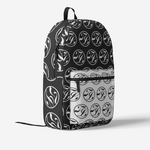 Load image into Gallery viewer, Trixie Lee Emblem Retro Colorful Print Trendy Backpack
