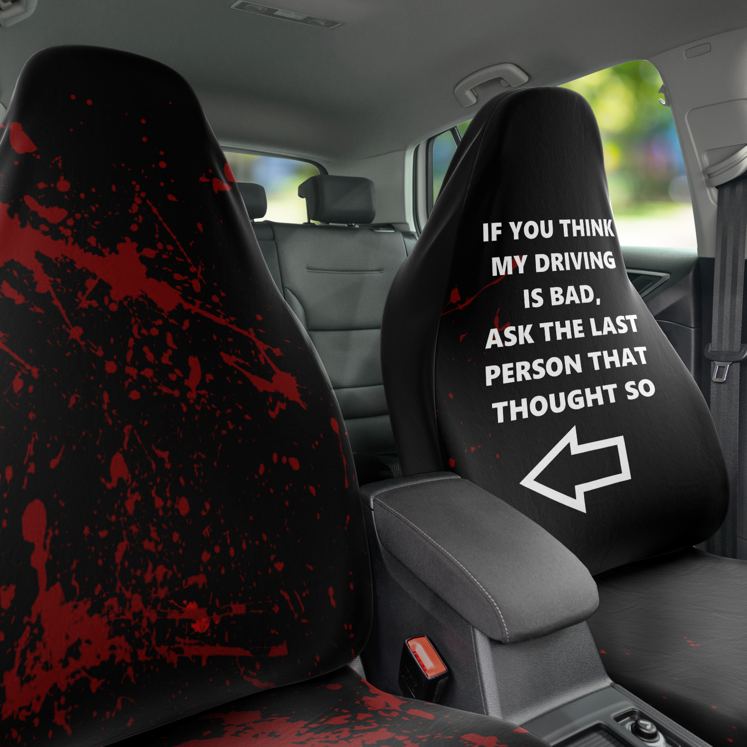 Bad Diving Novelty Car Seat Covers ( left)