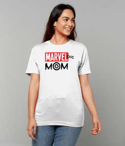 Marvel-ous Mom: White T-shirt
